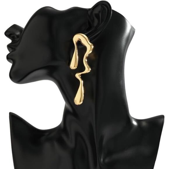 Hypoallergenic Alloy Earrings – Festive Party Statement Jewelry - Picture 3 of 3